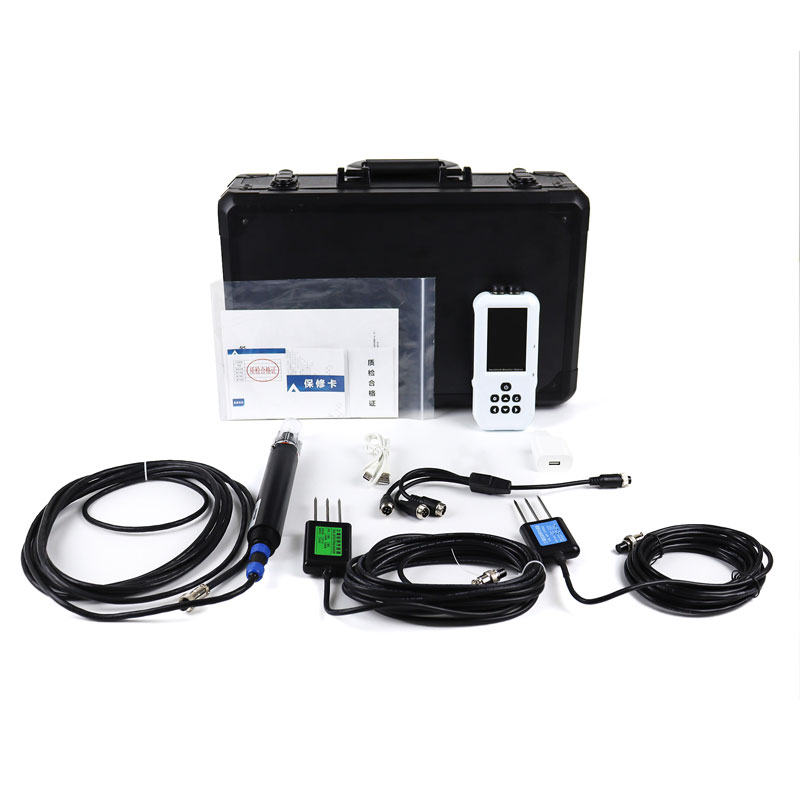 Soil moisture temperature salinity PH tester