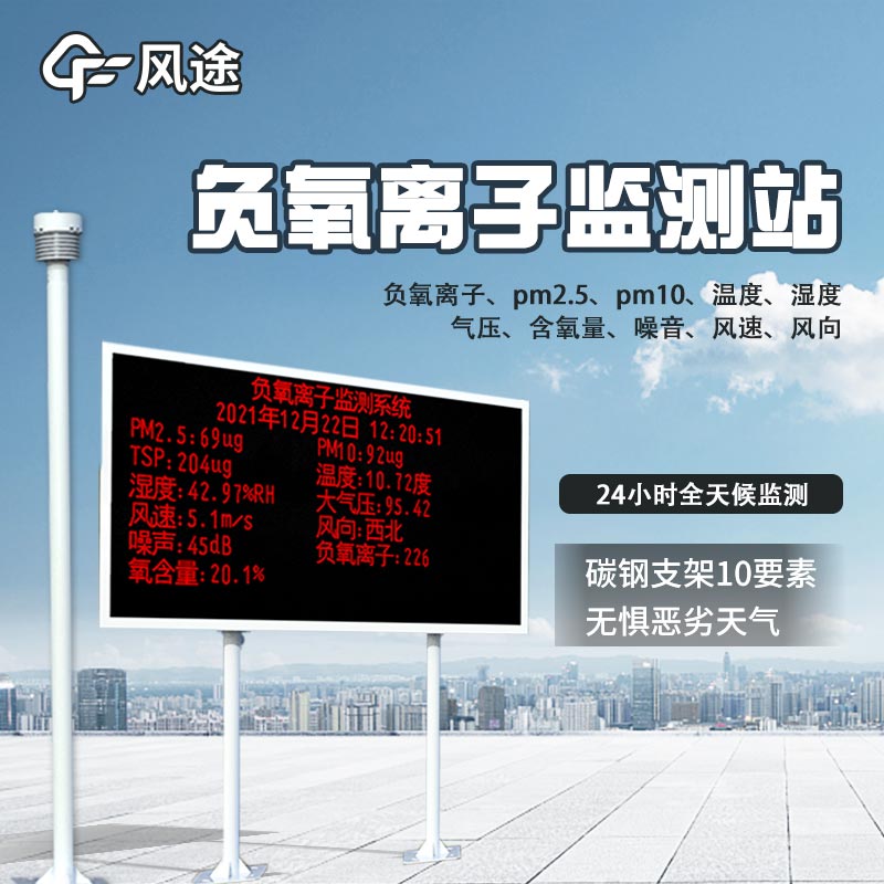 高精度大气负离子监测仪服务系统解决方案